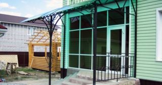 Навесы из металлопрофиля над крыльцом Калуга, цена от 3480 руб.