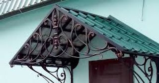 Козырьки из металлочерепицы от 1766 рублей в калуге - НавесыКлг