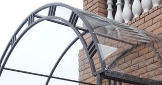 Кованные навесы над крыльцом дома в калуге - купить по цене от 2078 руб